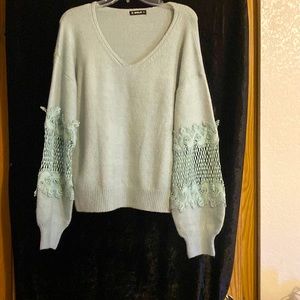 SHEILAY Sweater Seafoam green